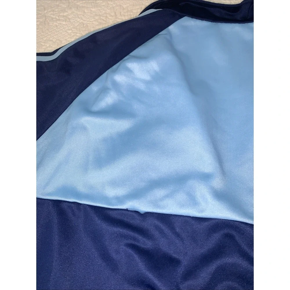 VTG 70s-80s Adidas Zip Up Track Jacket‎ West German Blue Sz 52 (L) 3 Stripe
